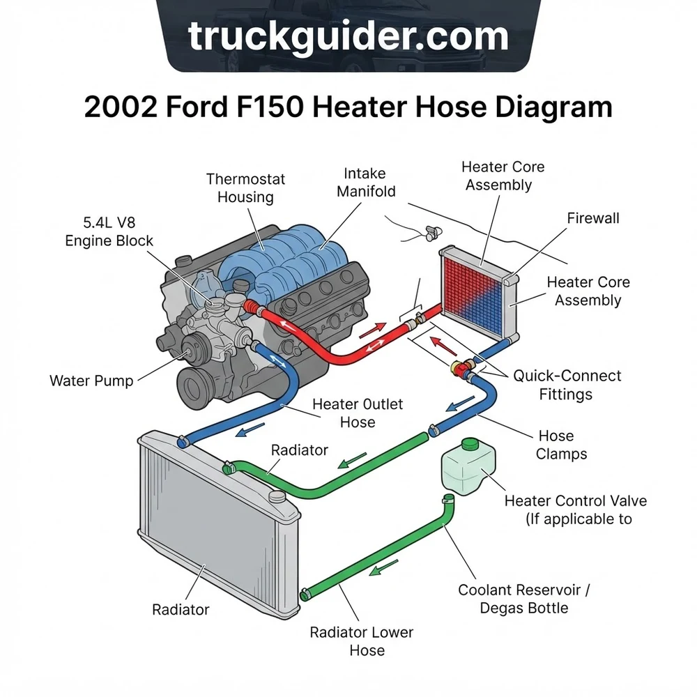 2002 Ford F150 Heater Hose Diagram: Routing & Repair (2026)