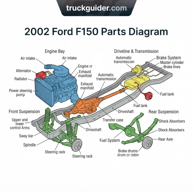 2002 ford f150 parts diagram diagram with labeled components and explanations