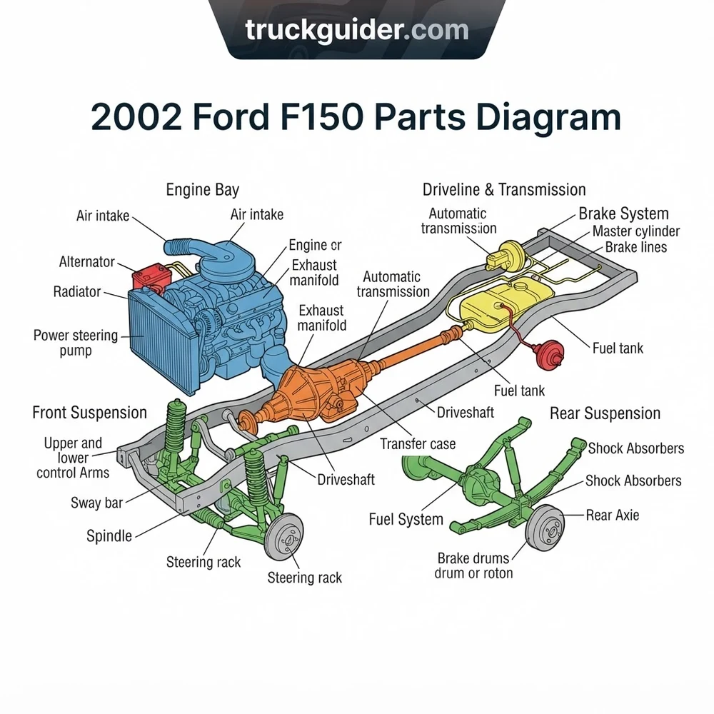 2002 Ford F150 Parts Diagram: Component Breakdown (2026)