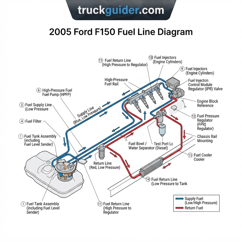 2005 Ford F150 Fuel Line Diagram: Routing & Repair (2026)