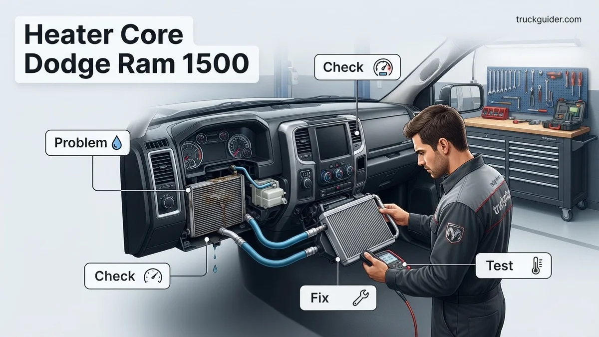 2013 Heater Core Dodge Ram 1500 expert guide showing the main topic and key context