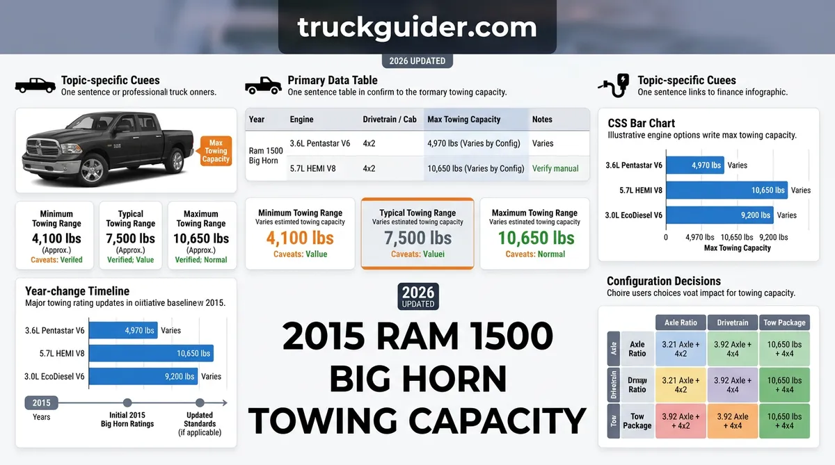 2015 ram 1500 big horn towing capacity