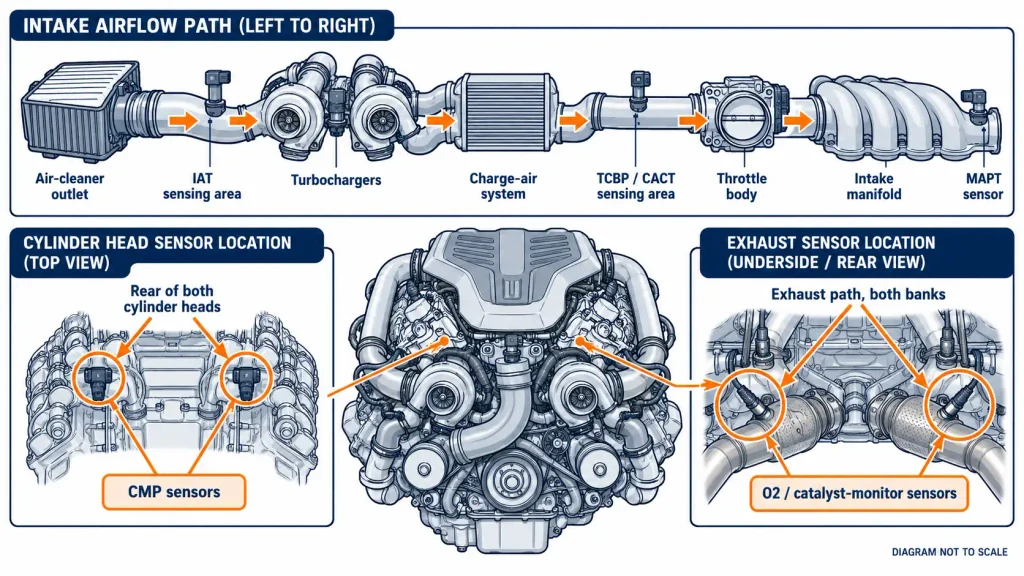 2017–2020 sensor orientation map