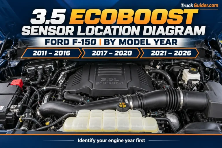 3.5 EcoBoost Sensor Location Diagram: F-150 by Year 2011-2026