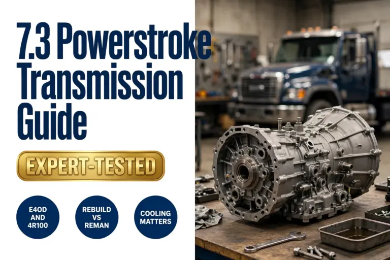 7.3 Powerstroke Transmission Guide - E4OD and 4R100, rebuild vs reman, cooling matters
