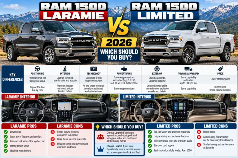 Ram 1500 Laramie vs Limited: 2026 Which Should You Buy
