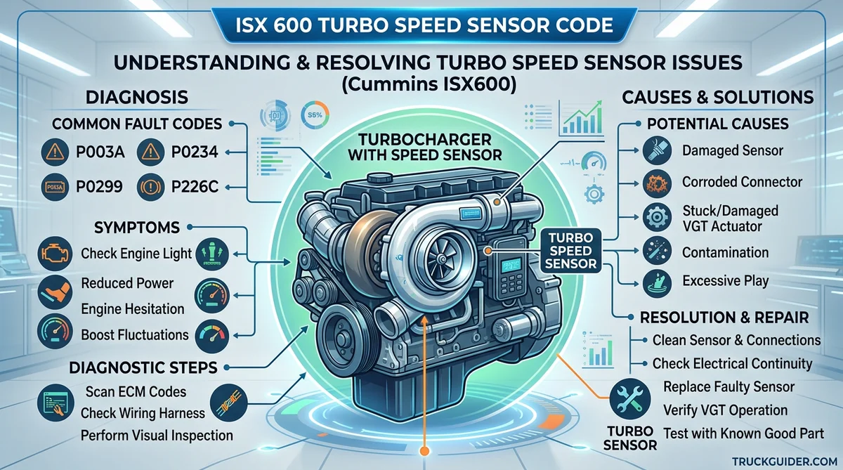 ISX 600 Turbo Speed Sensor Code Diagnosis And Repair Guide 2026