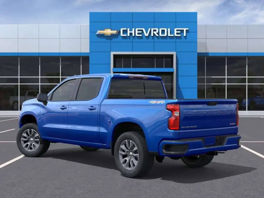 2026 Chevrolet Silverado 1500 refueling at a station for fuel tank capacity guide