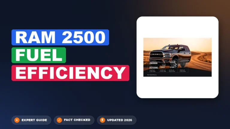 Ram 2500 Fuel Efficiency Specification Chart By Year (2026 Factory Data)
