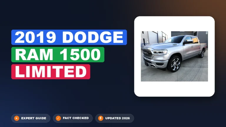 2019 Dodge Ram 1500 Limited 2026 Quick Reference