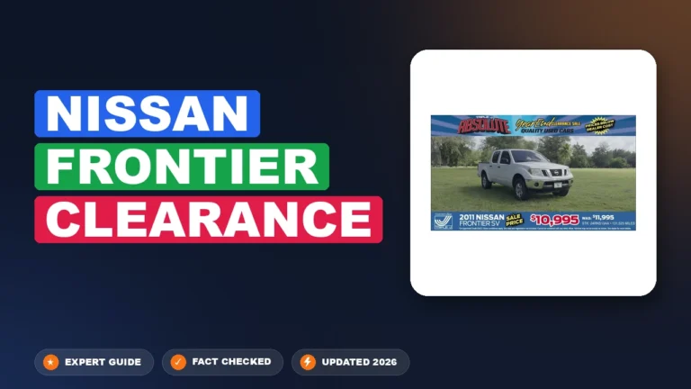 Nissan Frontier Clearance Specification Chart By Year (2026 Updated)