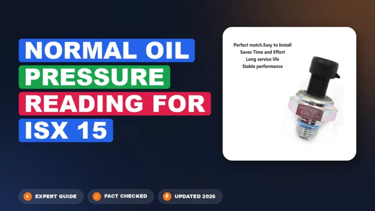 Normal Oil Pressure Reading For Isx 15 Specs Chart By Year: HP, Torque & Key Specs (2026 Factory Data)