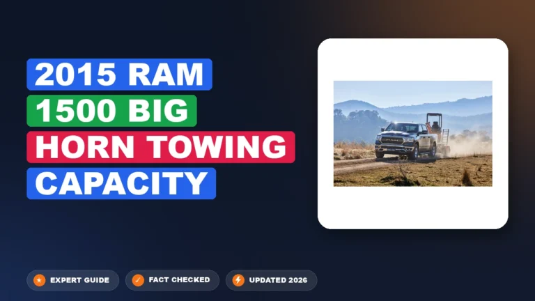 2015 Ram 1500 Big Horn Towing Capacity 2026 Updated