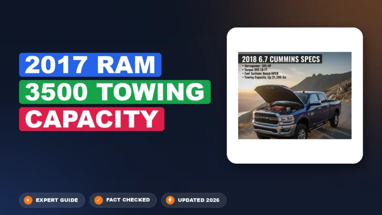 2017 Ram 3500 Towing Capacity 2026 Updated