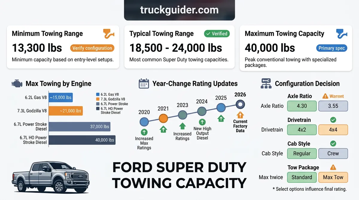 ford super duty towing capacity