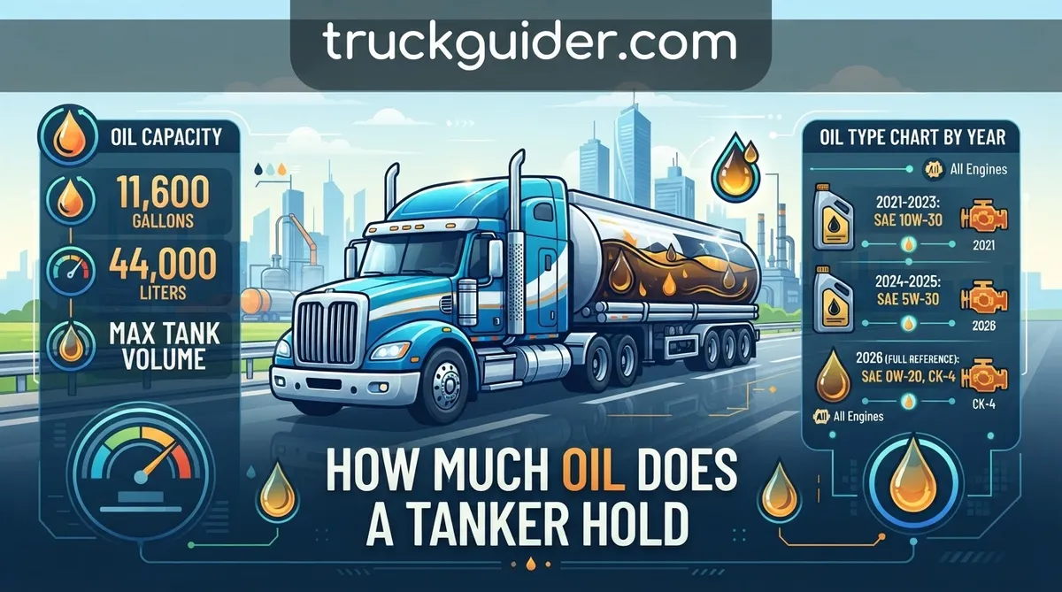how much oil does a tanker hold
