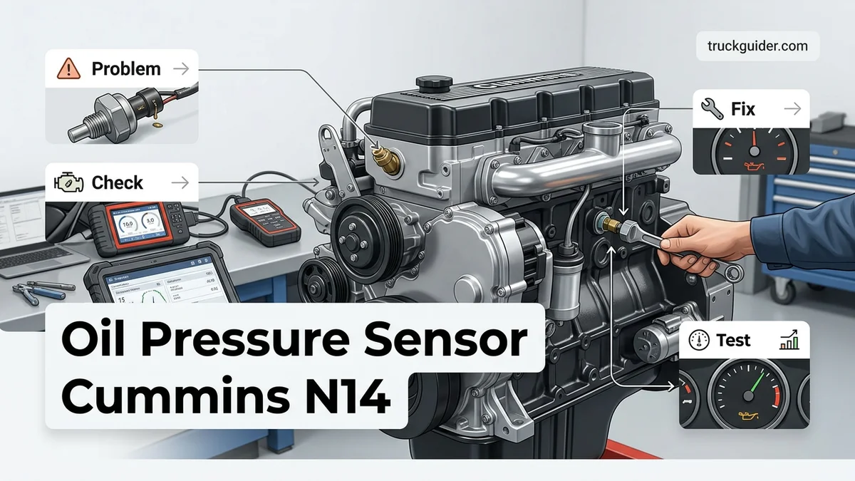 Oil Pressu Sensor Cummins N14 expert guide showing the main topic and key context