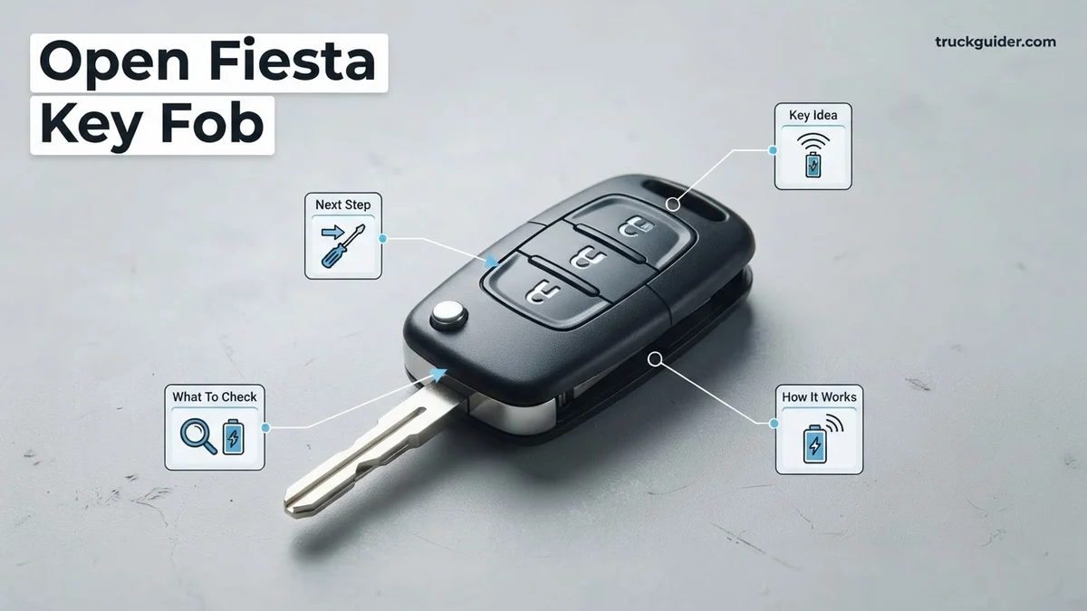 Open Fiesta 2016 Key Fob Open Fiesta 2016 Key Fob expert guide showing the main topic and key context
