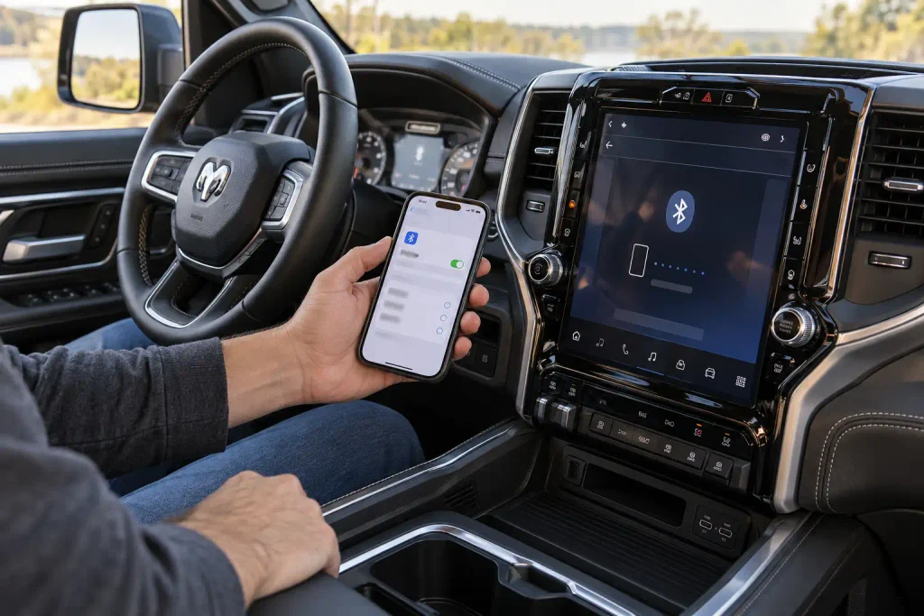 Ram 1500 Uconnect not connecting to phone during Bluetooth pairing attempt