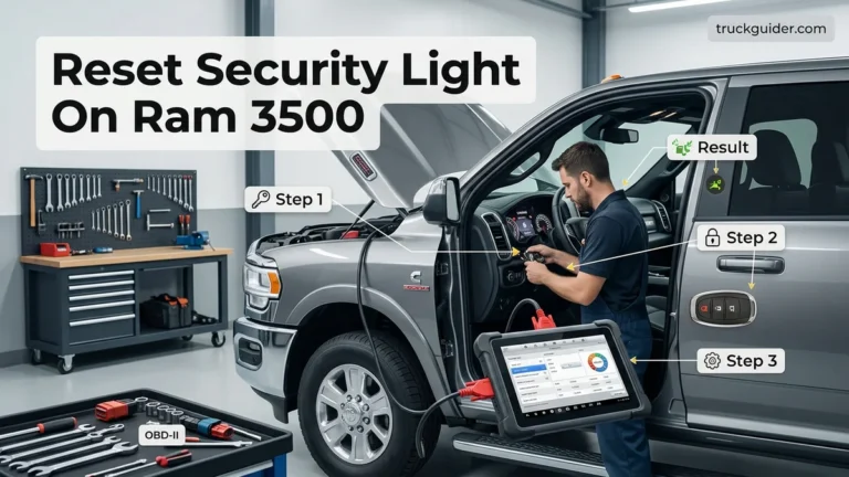 Reset Security Light on Ram 3500 Step-by-Step Fix 2026
