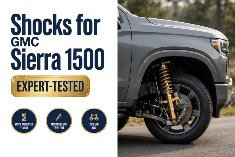 Shocks for GMC Sierra 1500 - stock and lifted fitment, monotube and twin-tube, 2WD and 4WD