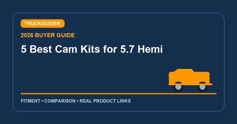5 Best Cam Kits for 5.7 Hemi (2026): Fitment Picks