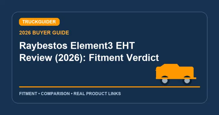 Raybestos Element3 EHT Review (2026): Fitment Verdict