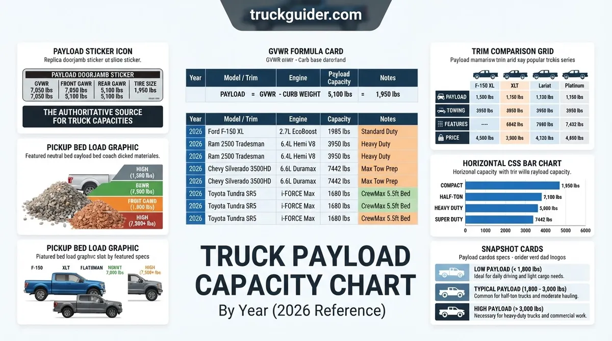 truck payload capacity chart